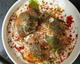 A picture of step 2 of Dahi vada Curd vada.