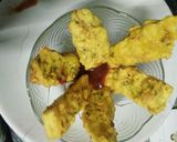 A picture of step 2 of Bread pakode.