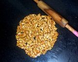 A picture of step 2 of Dry coconut farali Chikki.