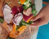 Foto del paso 5 de la receta: Brochetas de pulpo y chorizo argentino asadas 🍢🍡🐙