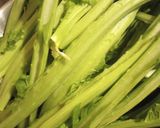 A picture of step 2 of Pickled Mustard Stems and Stalks.