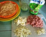 Foto langkah ke 3 dari resep Spinach matcha carbonara.
