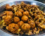 A picture of step 6 of Whosayna’s Crispy Chicken and Veggie Manchurian Twist.