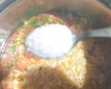 A picture of step 5 of Schezwan Soup.