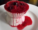 Une image de l'étape 5 de Panna cotta au lait d'amande et coulis de fruits rouges.