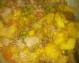 A picture of step 6 of Cauliflower peas veg.