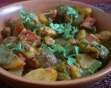 A picture of step 7 of Aloo Shimla mirch ki sabzi.