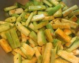 A picture of step 4 of Jal Bhara Chichinga / Steamed fritters in Snake Gourd curry.