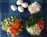 Foto del paso 1 de la receta: Budín de vegetales