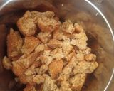 A picture of step 3 of Churma ladoo with jaggery (traditional Gujrati sweet).