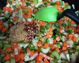 A picture of step 1 of Italian Vegetable and Lentil Soup.