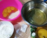 Foto langkah ke 1 dari resep Bolu pandan tanpa pengembang.
