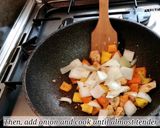 รูปขั้นตอนการทำที่ 2 ของ ไก่ผัดพริกหวาน สูตรสุขภาพ
