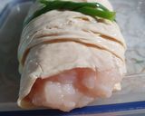 รูปขั้นตอนการทำที่ 2 ของ ไก่ม้วนฟองเต้าหู้สด