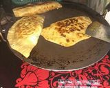 A picture of step 2 of MMC# Post-3 matar paneer, cheesy parantha.