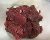 A picture of step 2 of Beef 🥩 chilli.