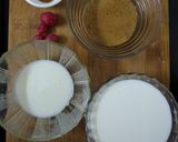 A picture of step 1 of Nutella milkshake.