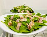 Hình bước làm 10 của món Salad Cải Bó Xôi - Trứng ChầnSốt Dầu-Giấm-MậtOng