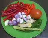 Foto langkah ke 1 dari resep Cumi asin balado.