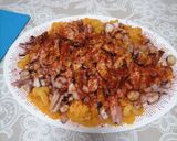 Foto del paso 2 de la receta: Pulpo a la gallega con parmentier de curry