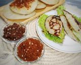 Foto langkah ke 7 dari resep Martabak tangkup Vegan.