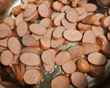 A picture of step 1 of One pot Hot Dog pasta.