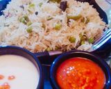A picture of step 9 of Matar_pulao.