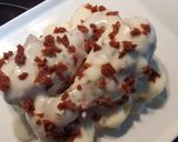 Foto del paso 8 de la receta Muslos de pollo con bechamel al orégano y tomates secos