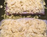 Une image de l'étape 2 de Lieu noir au crumble de parmesan.