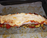 Foto del paso 3 de la receta: Merluza cremosa al horno con verduras asadas