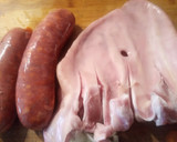 Foto del paso 2 de la receta: ALUBIAS CON OREJA Y CHORIZO EN COOKEO (MOULINEX)