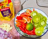 Foto langkah ke 1 dari resep Asam-asam Ayam Kampung 🥘_ Segar Asam Manis🍋🍅🍯.