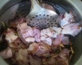 A picture of step 2 of Chat phata chana gosht.