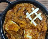 A picture of step 5 of Paneer Lahori.