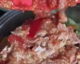 Foto del paso 4 de la receta: Espirales de tres colores con salsa de tomate, atún y queso de Mitilene, one pot