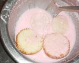 A picture of step 1 of Rasmalai Tiramisu eggless.