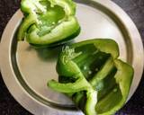 Quinoa Stuffed Cheesy Capsicum (Baked) recipe step 4 photo