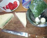 A picture of step 1 of Vegetable and Egg Sandwich #teamabuja.