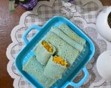 Foto langkah ke 8 dari resep Dadar Gulung Bunga Telang.
