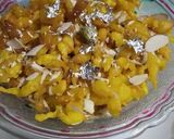 A picture of step 3 of Sweet boondi.