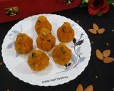 A picture of step 5 of Boondi Modak.