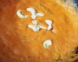 A picture of step 3 of Kaju mushroom curry.