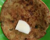 A picture of step 7 of Aloo Paratha.