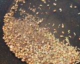 A picture of step 2 of Walnut dukkah.