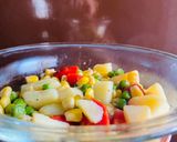 A picture of step 3 of Colourful Salad.