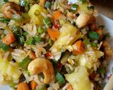 A picture of step 5 of Stir Fried Pineapple Rice#foodphotographychallenge.