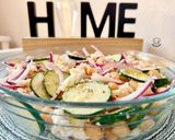 Foto del paso 6 de la receta Ensalada de garbanzos con pepino y queso feta