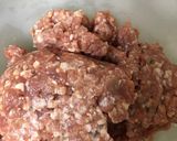 A picture of step 1 of Vegetable burger.