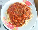 Foto langkah ke 6 dari resep Spaghetti Bolognese With Mushroom.