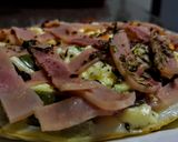Foto del paso 8 de la receta: PASTA FROLA De Jamón Dulce y Habichuelas al Ajillo...!